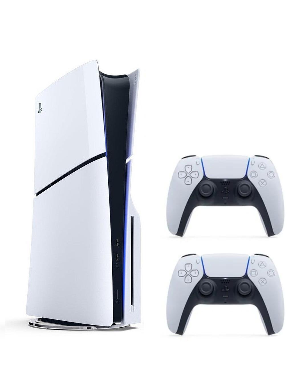 SONY PS5 SLİM 1TB CDLİ + 2 KOLLU  İTHALAT GARANTİLİ