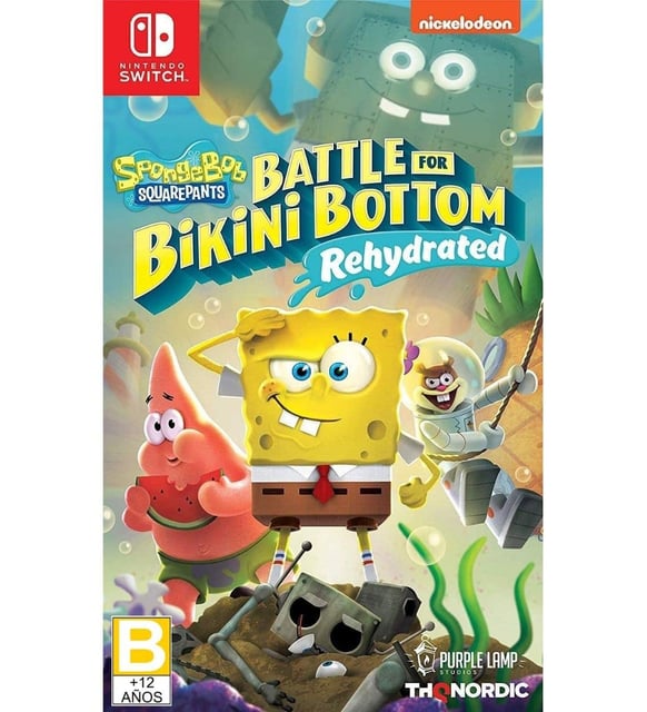 SpongeBob SquarePants : Battle For Bikini Bottom Rehydrsated - Nintendo Switch Oyun