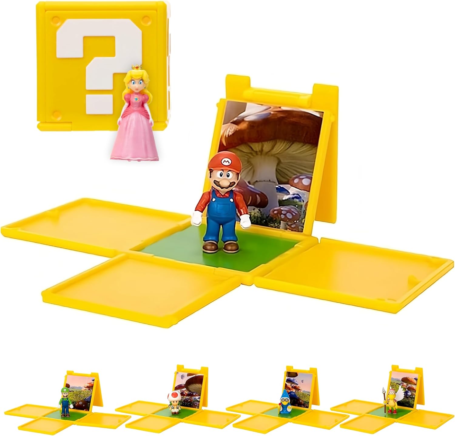 Süper Mario Mini Figür Koleksiyonu 6'lı Paket Seri 1