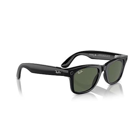 TEŞHİR RAY BAN META AKILLI GÖZLÜK PARLAK SİYAH G 15 YEŞİL RW 4006