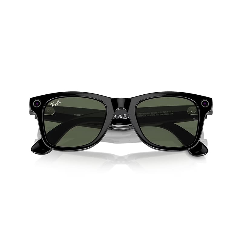 TEŞHİR RAY BAN META AKILLI GÖZLÜK PARLAK SİYAH G 15 YEŞİL RW 4006