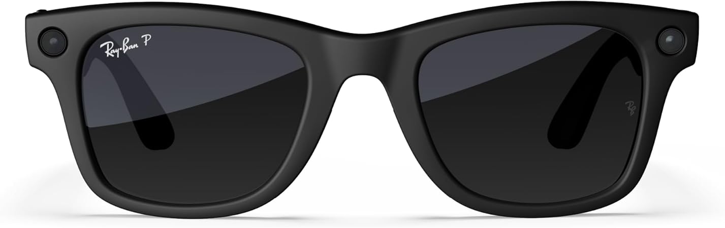 Teşhir Ray Ban Meta Gen2 Wayfarer Mat Siyah Polarize Cam Size 50
