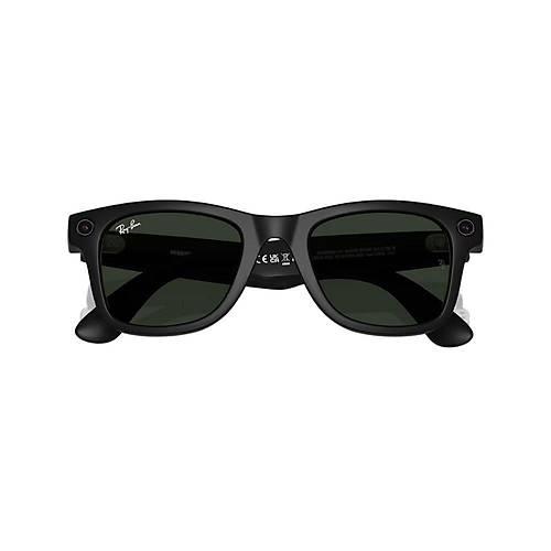 TEŞHİR RAY-BAN META WAYFARER AKILLI GÖZLÜK MAT SİYAH ŞEFFAF GRAFİT YEŞİL TRANSİTİONS CAM RENGİ RW4006