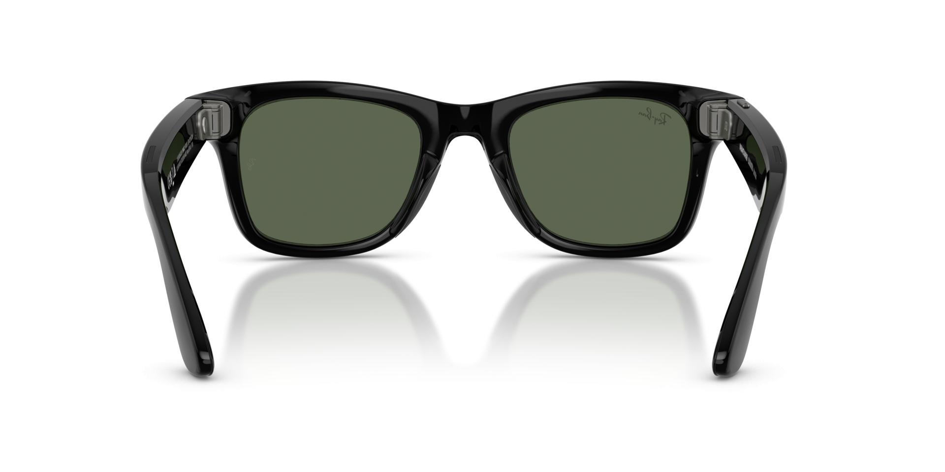 TEŞHİR RAY BAN META WAYFARER  PARLAK SİYAH KARARAN YEŞİL GEN 2 GÖZLÜK