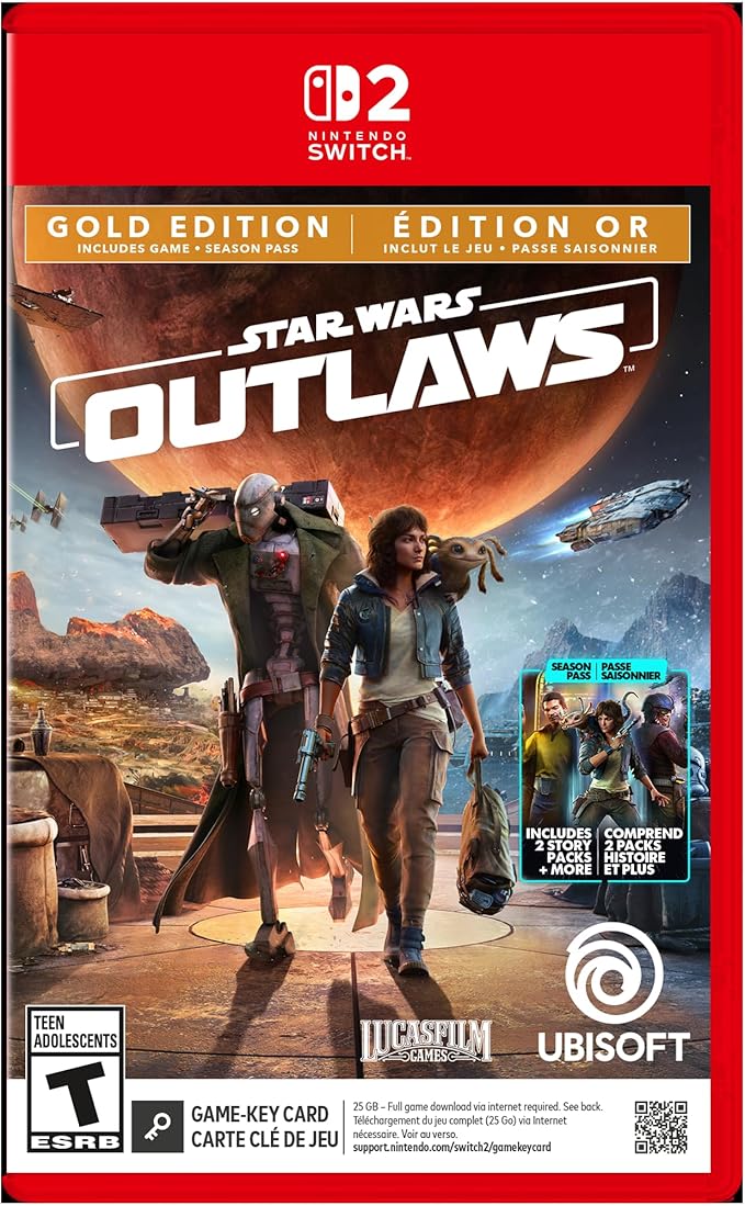 UBİSOFT STAR WARS OUTLAWS - GOLD EDİTİON, NİNTENDO SWİTCH 2