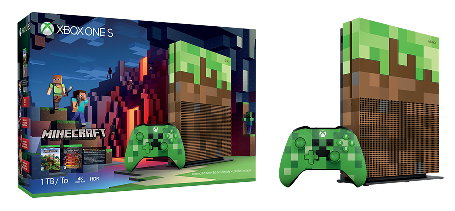 XBOX ONE S 1TB MINECRAFT 1 KOL PAKET
