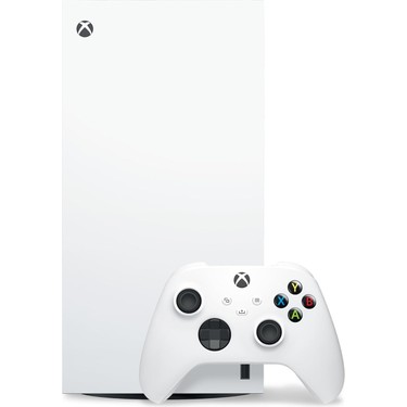 Xbox Series X Beyaz 1 TB SSD Digital Oyun Konsolu + Microsoft Xbox Series 9. Nesil 2.Kol