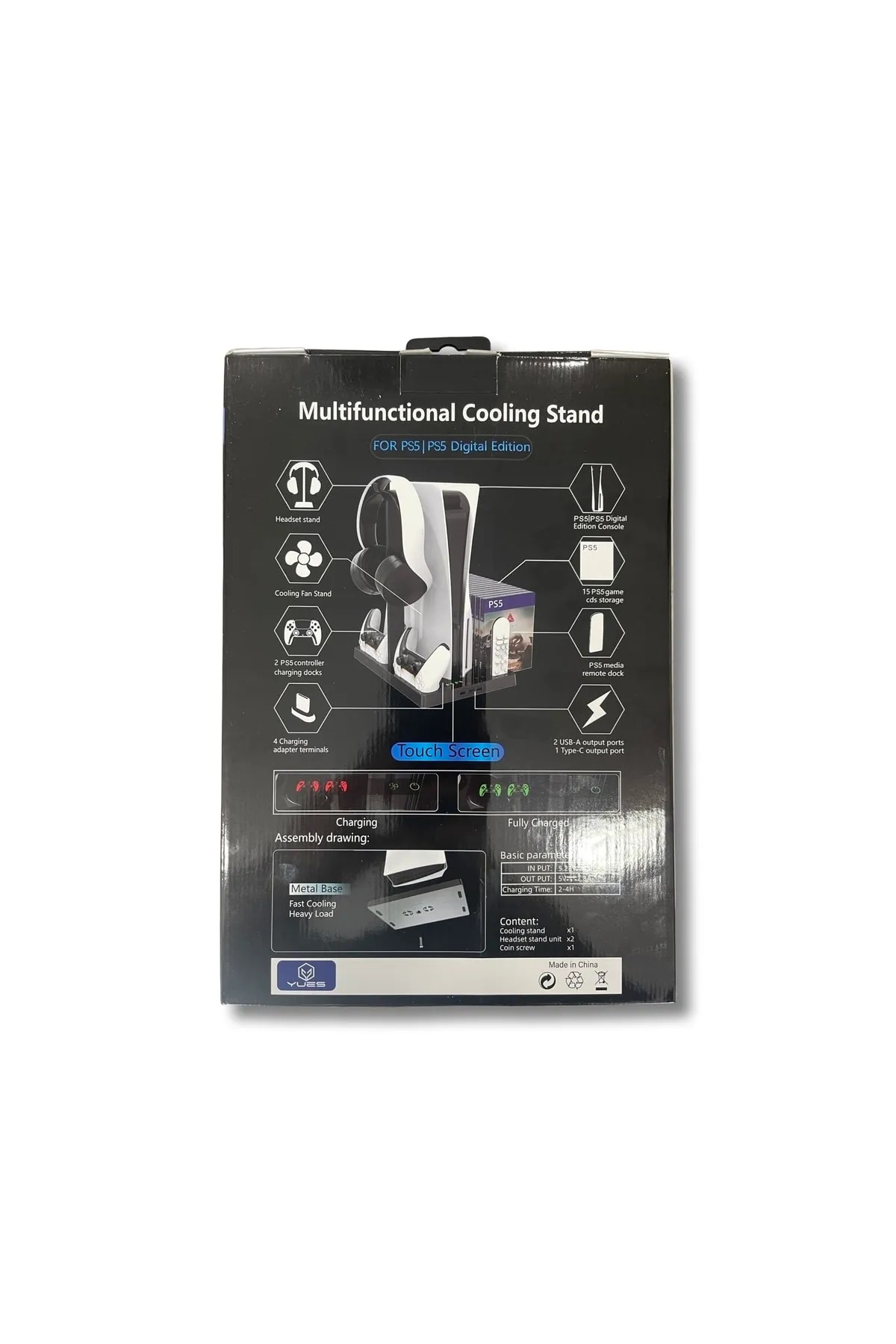 YUES PS5 MULTİFUNCTİONAL COOLİNG STAND