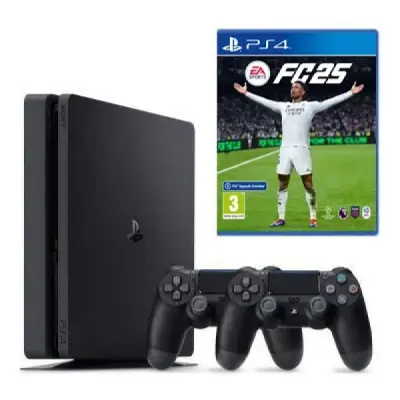 **TEŞHİR** SONY PS4 SLIM 1TB + 2.KOL + FC 25 BUNDLE PAKET