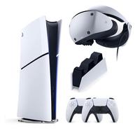 PLAYSTATİON 5 PS5 SLIM DİGİTAL EDİTİON + 2.KOL + SONY ŞARJ İSTASYONU + PS5 VR 2