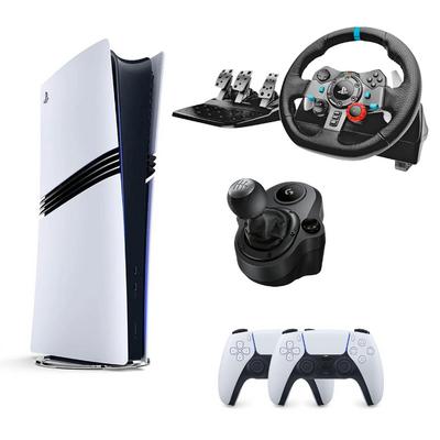 SONY PLAYSTATİON 5 PS5 PRO 2TB + 2.KOL + SHİFTER + LOGİTECH G29 DİREKSİYON OYUN KONSOLU