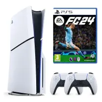 SONY PLAYSTATİON 5 PS5 SLIM CD Lİ + 2.KOL + FC 24 OYUNU (İTHALATÇI GARANTİLİ)