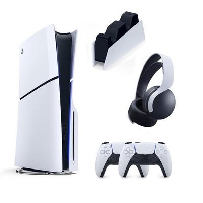 SONY PLAYSTATİON 5 PS5 SLIM CD Lİ + 2.KOL + SONY ŞARJ İSTASYONU + PS5 KULAKLIK