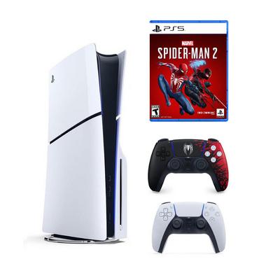 SONY PS5 PLAYSTATİON 5 SLİM CD Lİ 1TB OYUN KONSOLU + 2.KOL SPİDER MAN + PS5 SPİDER MAN OYUN