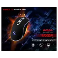 Everest Rampage SGM-RX7 Usb Siyah 4500 DPI Gaming Mouse Pad ve Oyuncu Mouse