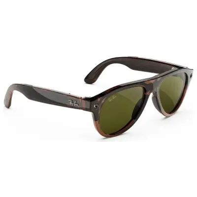 Ray-Ban Meta (Gen 3) Aviator Transp. Umber-Trs Jade 54 Benden 6912JD54