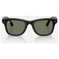 Ray-Ban Meta Wayfarer 3. Nesil Gözlük Parlak Siyah Geçişli Gri Lens