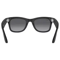RAY-BAN META WAYFARER SUNGLASSES İN BLACK AND GRAPHİTE