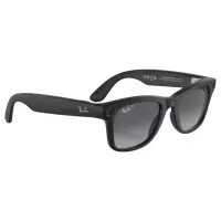 RAY-BAN META WAYFARER SUNGLASSES İN BLACK AND GRAPHİTE