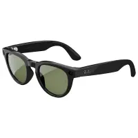 Ray-Ban Meta Headliner Akıllı Gözlük Parlak Siyah Polarize G15 Yeşil
