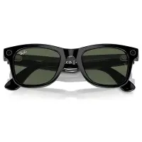 Ray-Ban Meta Wayfarer Akıllı Gözlük Parlak Siyah G15 Yeşil RW4008