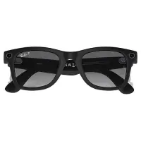 Ray-Ban Meta Wayfarer Akıllı Gözlük Mat Siyah Polarize Grafit RW4008