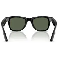 Ray-Ban Meta Wayfarer Gen 2 RW4012 50 Beden 601/1M Parlak Siyah-Şeffaf Grafit Yeşil Transitions