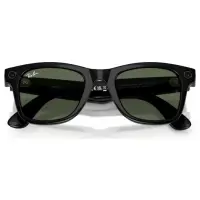 Ray-Ban Meta Wayfarer Gen 2 RW4012 50 Beden 601/1M Parlak Siyah-Şeffaf Grafit Yeşil Transitions