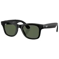 TEŞHİR RAY BAN META WAYFARER  PARLAK SİYAH KARARAN YEŞİL GEN 2 GÖZLÜK