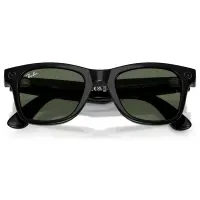 TEŞHİR RAY BAN META WAYFARER  PARLAK SİYAH KARARAN YEŞİL GEN 2 GÖZLÜK