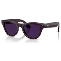 Ray Ban Meta Skyler 2. Nesil Parlak Siyah Transitions Ametist Mor