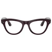 Ray Ban Meta Skyler 2. Nesil Parlak Siyah Transitions Ametist Mor