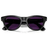 Ray Ban Meta Skyler 2. Nesil Parlak Siyah Transitions Ametist Mor