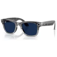 Ray Ban Meta Wayfarer Gen 2 RW4012 50 Beden Transparan Gri -Transitions Safir Mavi