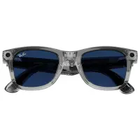 Ray Ban Meta Wayfarer Gen 2 Transparan Gri -Transitions Safir Mavi 6840MF53