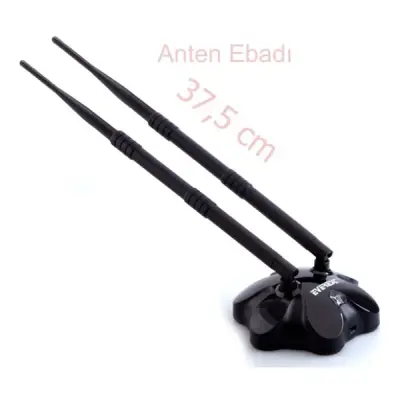 Everest EWN-906 300 Mbps Usb Çift Anten Kablosuz Adaptör