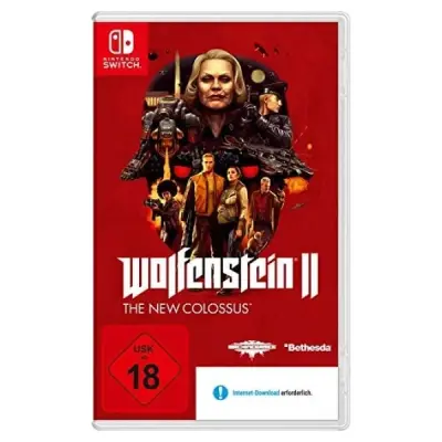 2.EL NINTENDO SWITCH OYUN WOLFENSTEIN THE NEW COLOSSUS