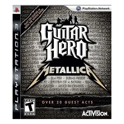 2.EL PS3 OYUN GUITAR HERO - METALLICA