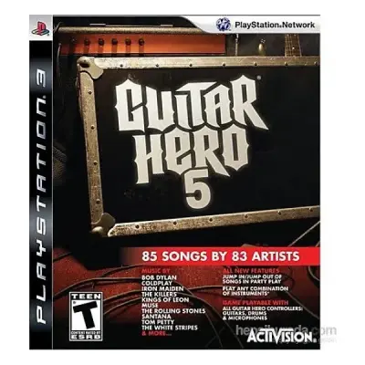 2.EL PS3 OYUN GUITAR HERO 5