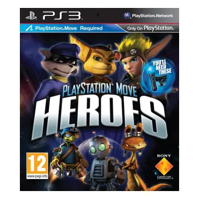 2.EL PS3 OYUN PLAYSTATION MOVE HEROES -OK