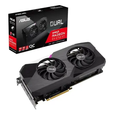 2.El ASUS DUAL Radeon RX 6750 XT OC 12GB GDDR6 192Bit AMD Ekran Kartı (3 Ay Garanti)