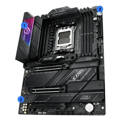 2.EL ASUS ROG STRIX X670E-E GAMING WIFI ANAKART SOKET AMD AM5 (3 AY GARANTİ)