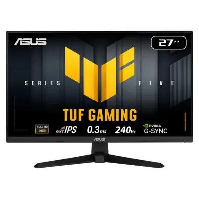 2.EL Asus TUF Gaming VG279QM5A 27" 0.3 ms Full HD IPS 240 Hz Oyuncu Monitörü (20 Ay Garanti)