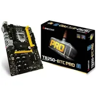 2.EL Biostar TB250-BTC PRO Intel LGA1151P DDR4 Anakart (Toplam 8 Pcı Soketi mevcut)