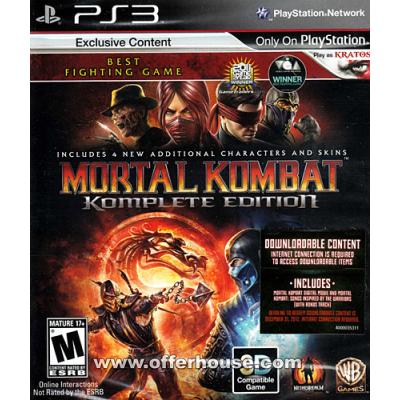 2.EL PS3 OYUN MORTAL KOMBAT KOMPLETE EDITION