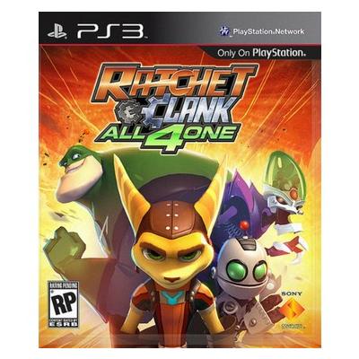2.EL PS3 OYUN RATCHET CLANK ALL 4 ONE