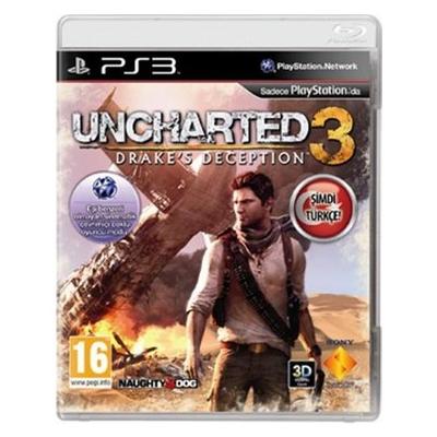 2.EL PS3 OYUN UNCHARTED 3 DRAKE"S DECEPTION