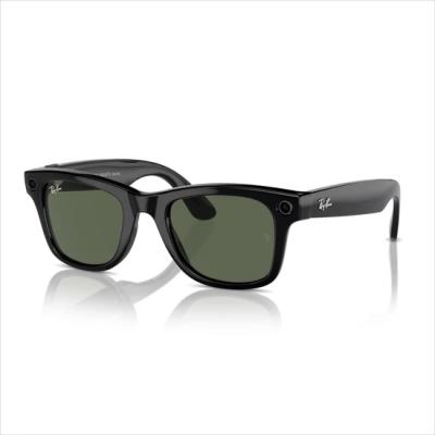 2.El Ray Ban Meta Wayfarer RW4006 601/71 Parlak Siyah-Yeşil Akıllı Gözlük En Popüler Akıllı Gözlük