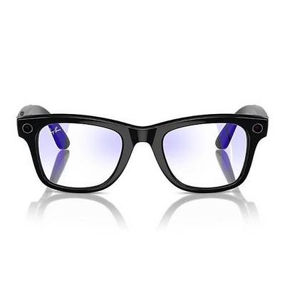 2.EL RAYBAN META WAYFARER AKILLI GÖZLÜK SİYAH ŞEFFAF MAVİ IŞIK FİLTRELİ