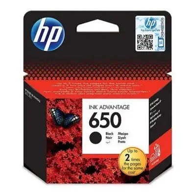 HP 650 CZ101AE Siyah Kartuş